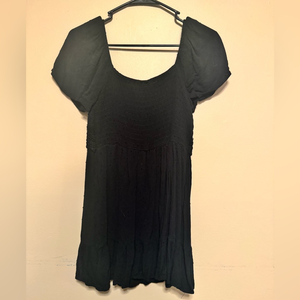 Lily Rose Vintage Black Textured Dress - Picture 2 of 4